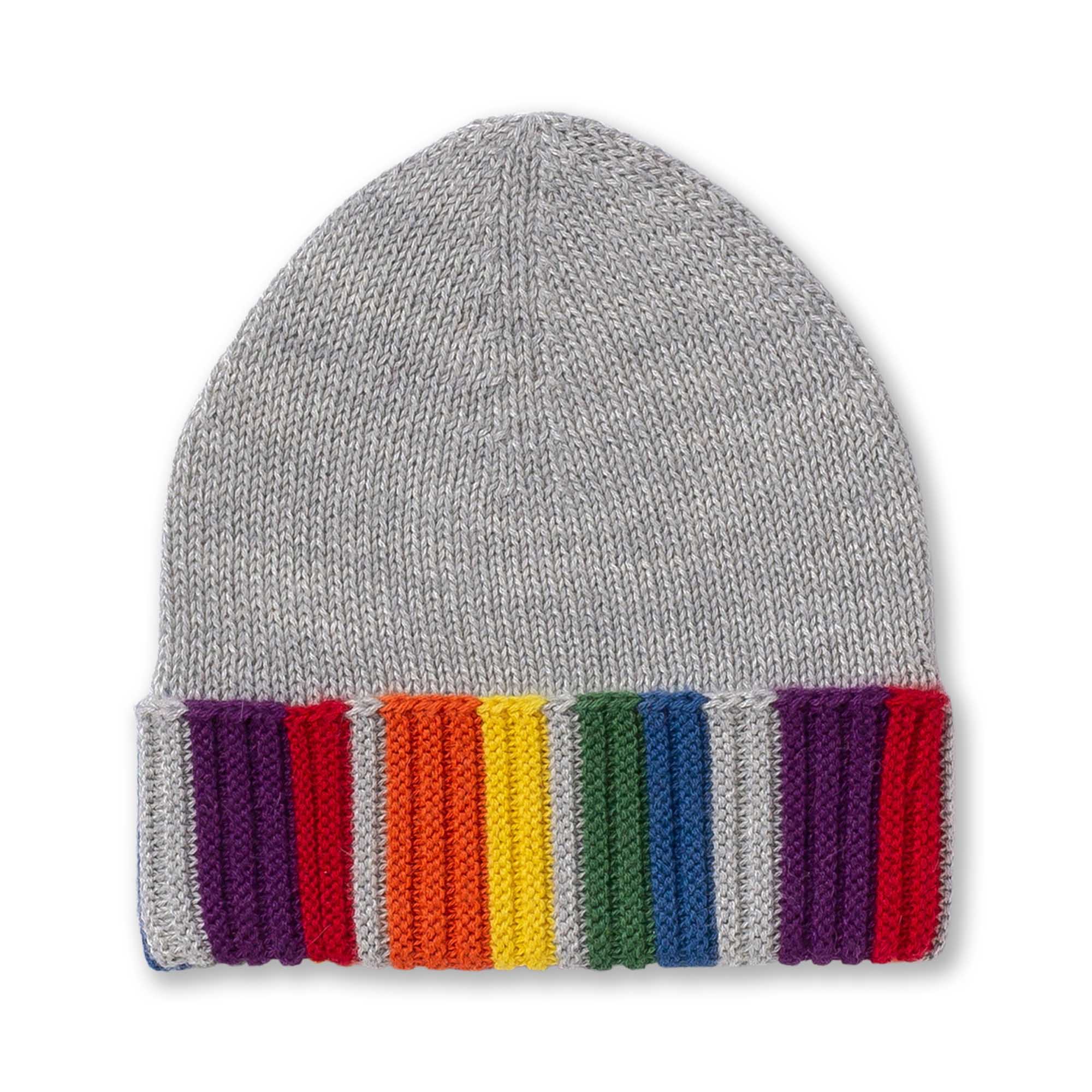 Unisex | Rainbow Hat | Pearl Grey / Rainbow