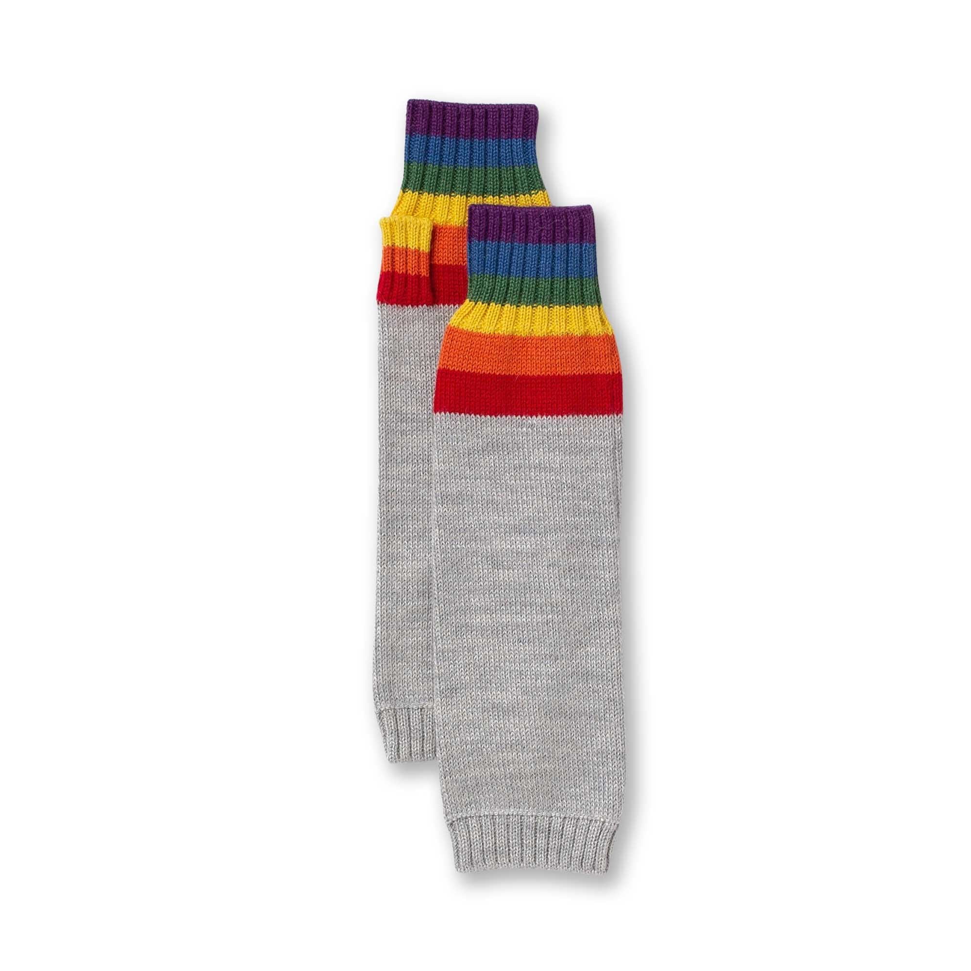 Unisex | Rainbow Handwarmers | Pearl Grey / Rainbow