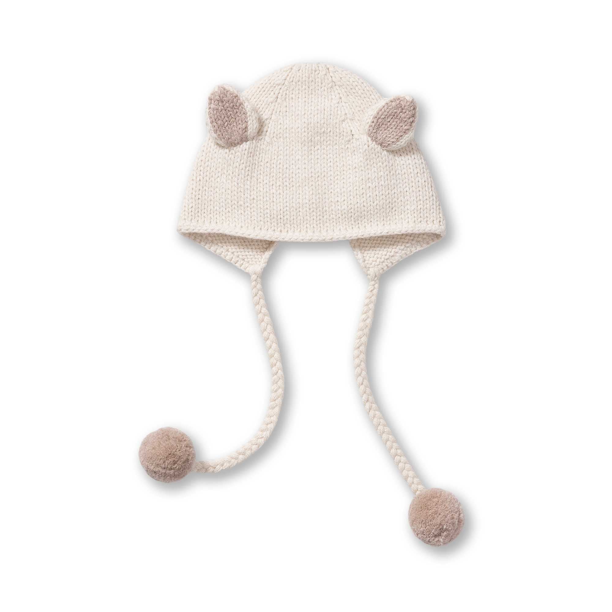 Kids | Bunny Hat | Ivory / Sand