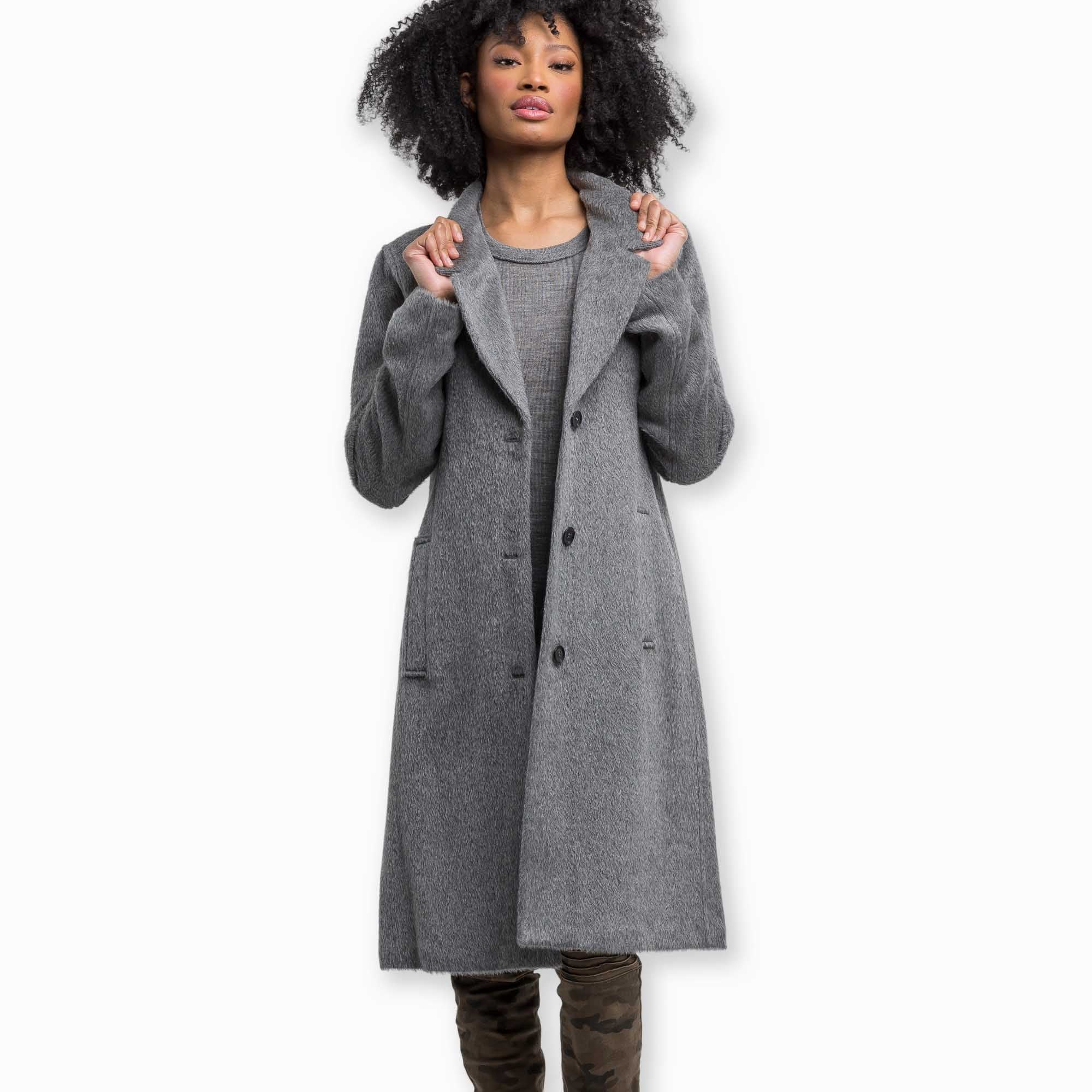 Women | Samira Coat | Light Grey