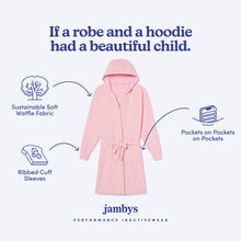 Modal Waffle Spa Robe | Flamingo