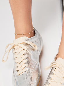 14K Gold Plated Freshwater Pearls Summer Sea Beach Anklet Chain Anklets For Women Ana Luisa Crew Dori