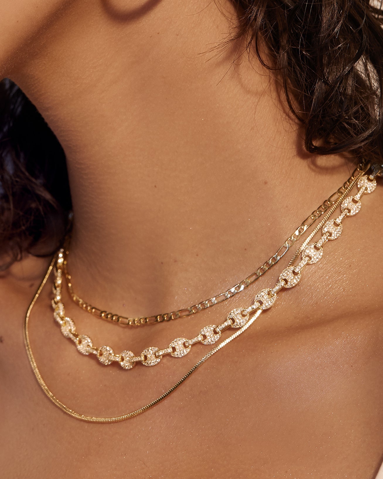 Cecilia Chain Necklace - Gold | Plated Gold