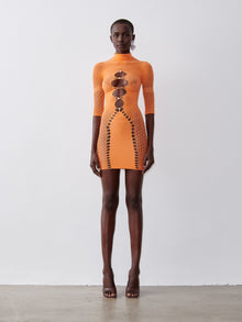 Pandora Dress | Tangerine