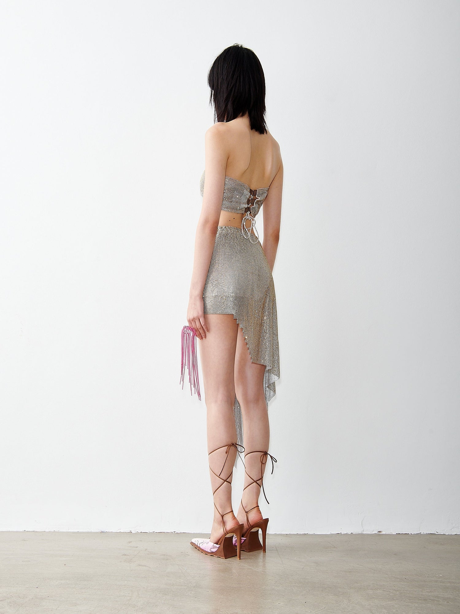 Rhinestoned Marjan Skirt | Long Island