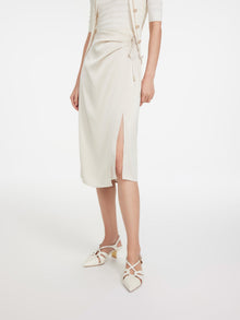 Midi Skirt | Beige
