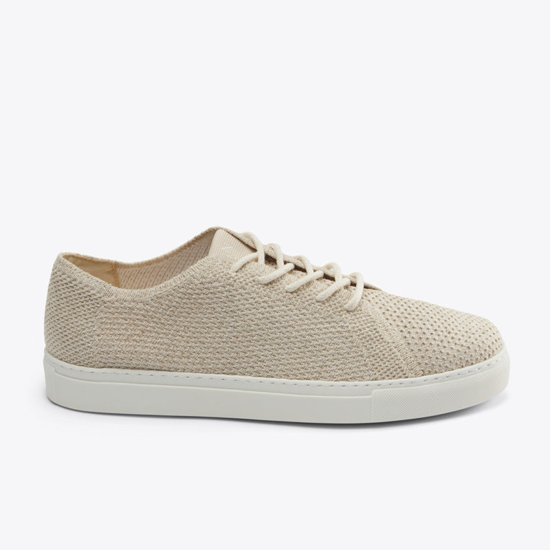 additional side view of Nisolo Women's Go-To Eco-Knit Sneaker Linen