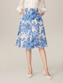 Printed Dress | Blue