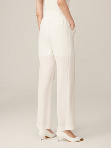 Wide Leg Pants | White