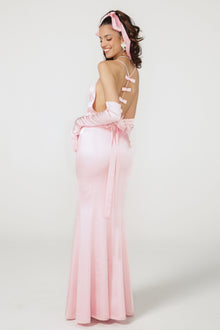 Angelique Bow Dress | Pink