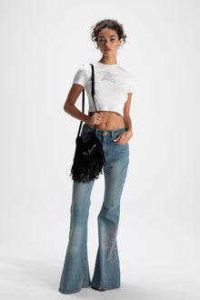 Elle Baby Tee | White