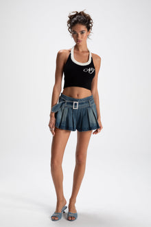 Teresa Mini Skirt | Denim