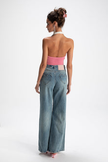 Jamie Heart Wide-Leg Jeans | Denim
