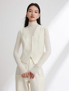 Vest | White