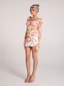 Emilia Satin Skirt | Floral