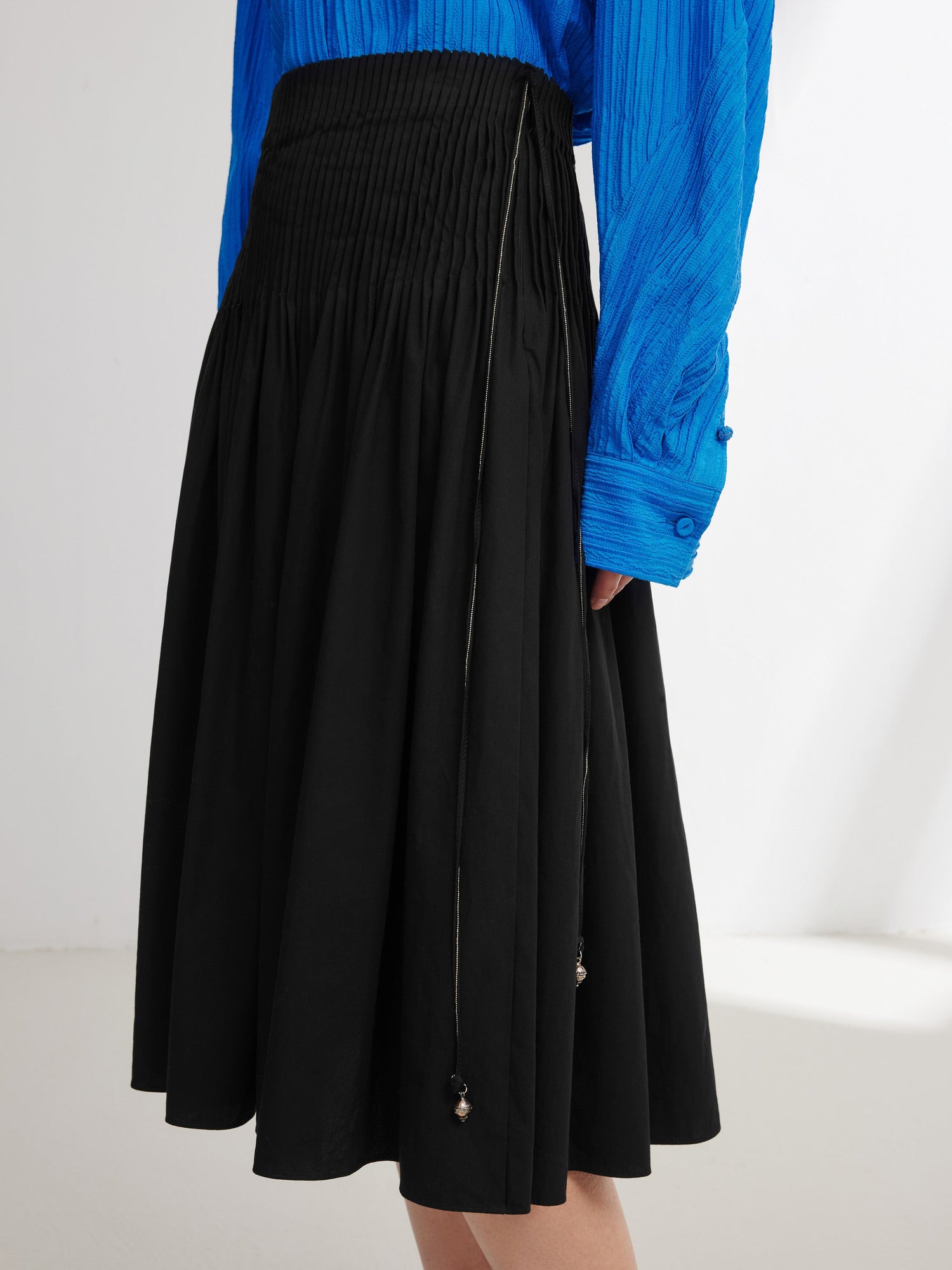 Cotton A Skirt | Black