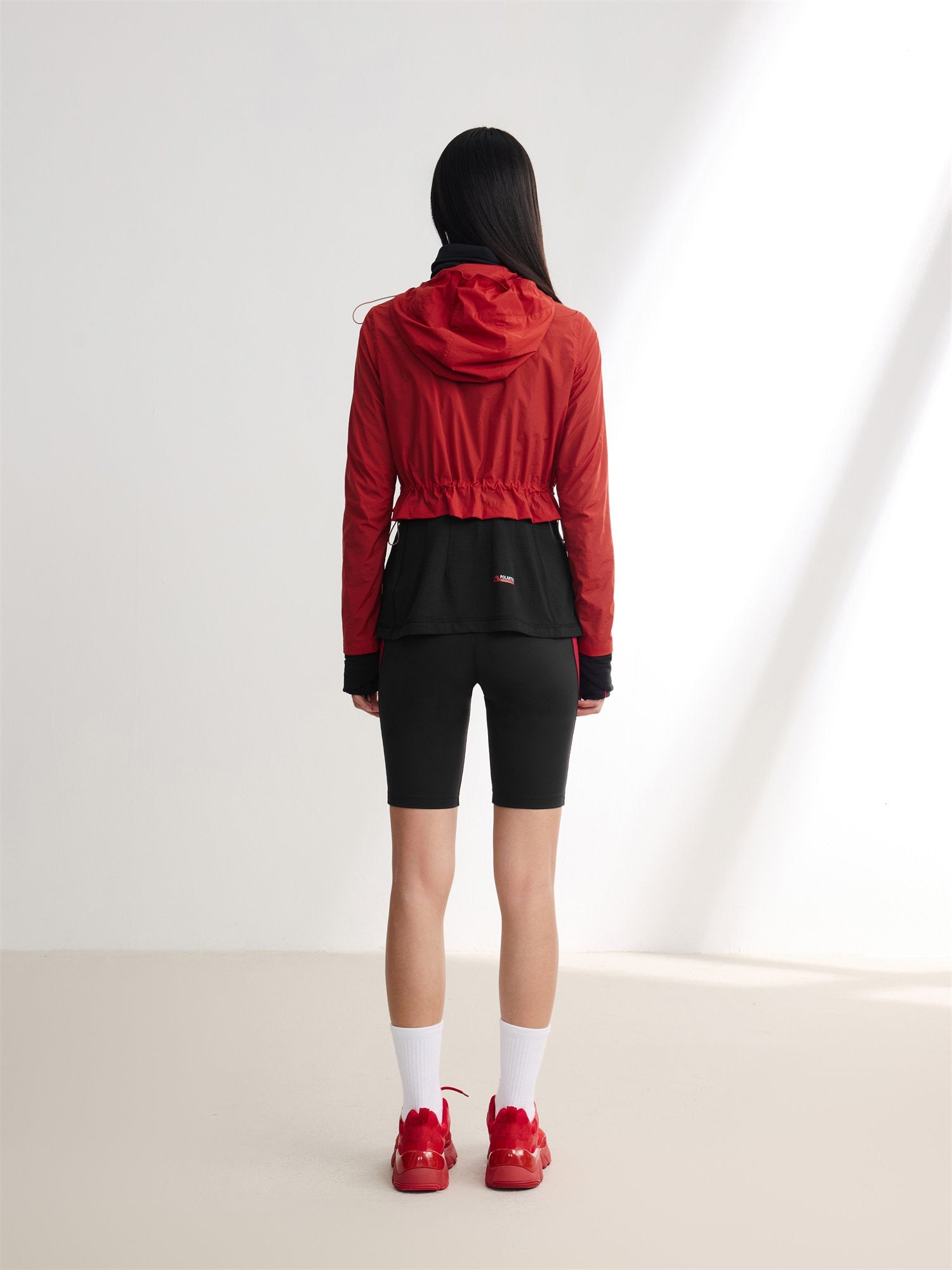 Hooded Sports Jacket | Red