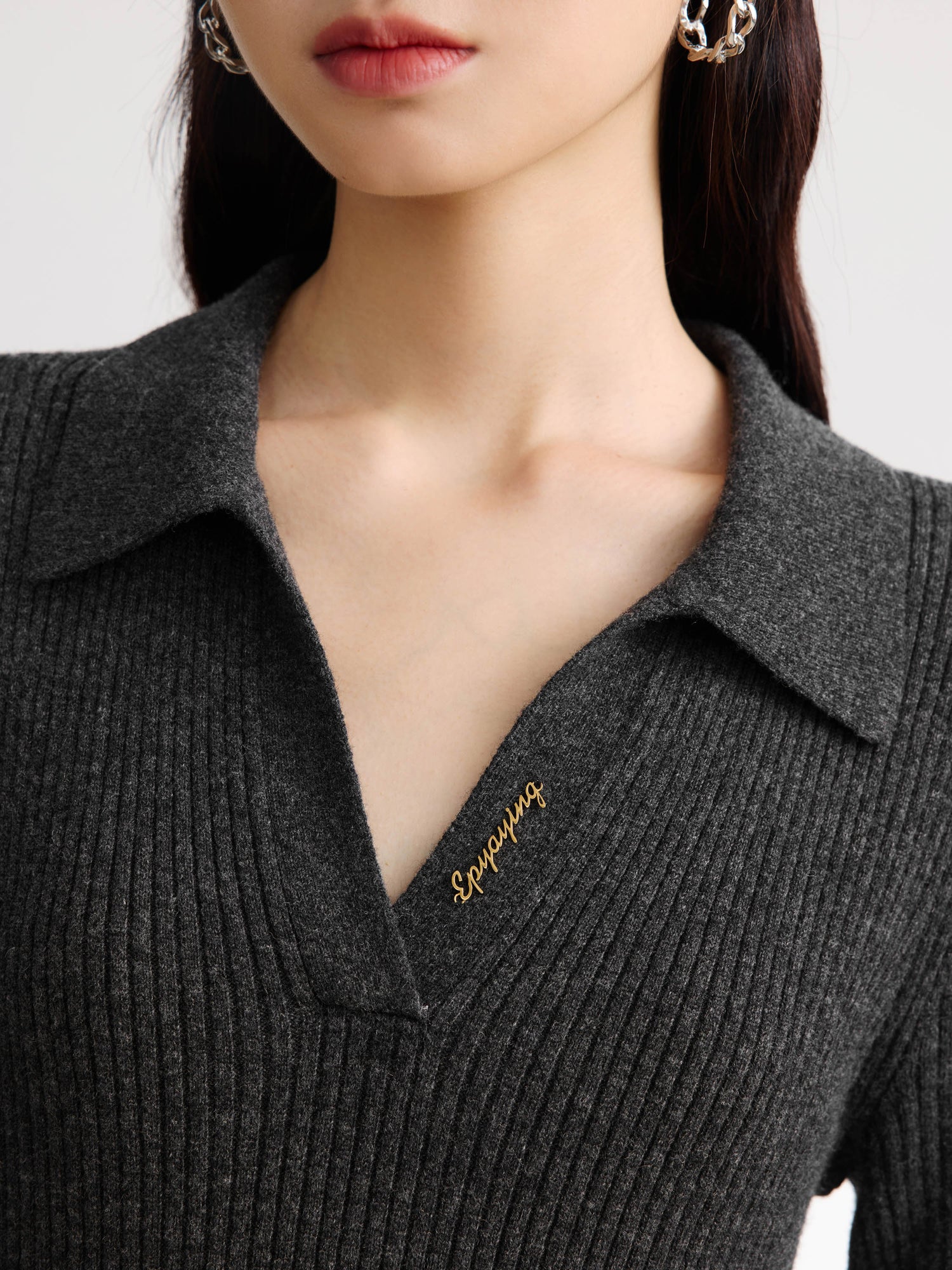 Long Sleeve Dress | Dark Heather Grey