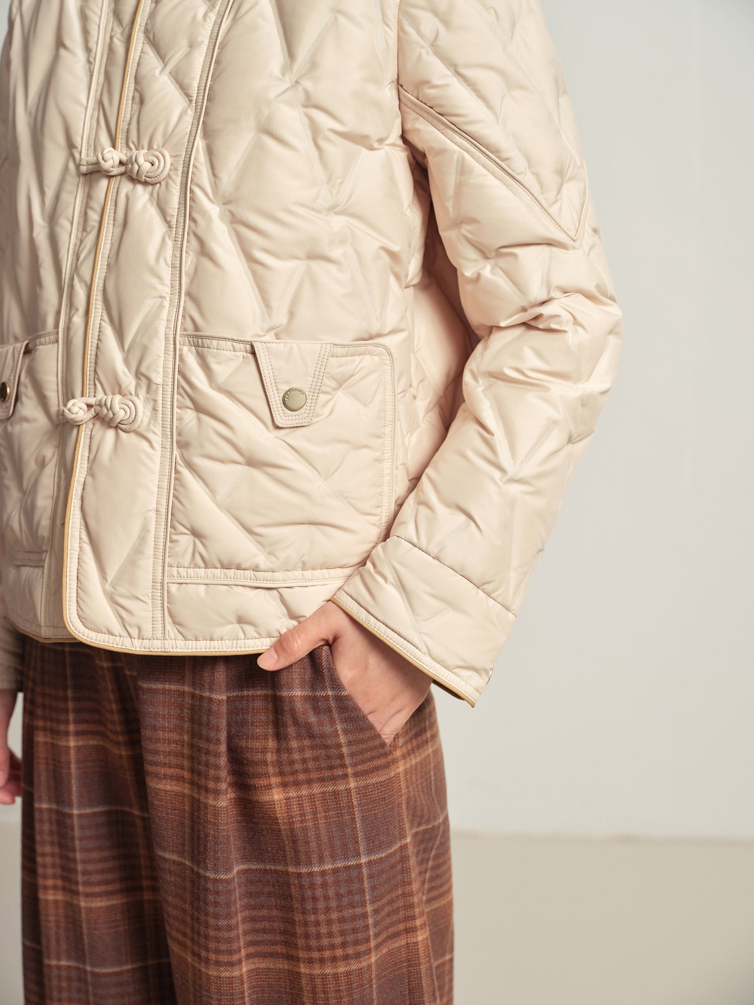 Knit Cardigan | Beige