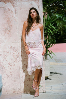 Goodall Tie-Dye Lace Maxi Skirt | Rainbow Sprinkles