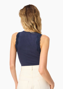 Rian Rib Knit Tank | Harbor