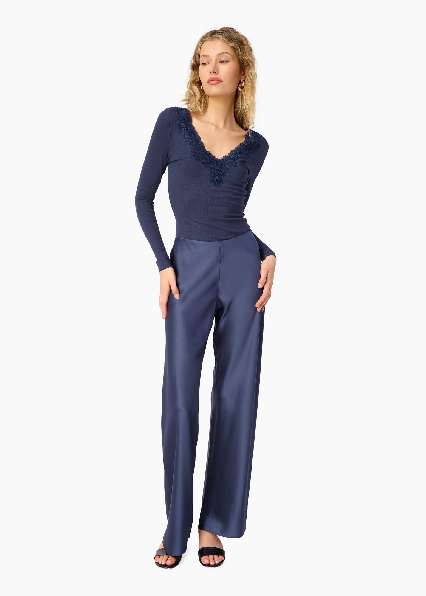 Rooney Rib Knit Top | Harbor