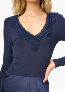 Rooney Rib Knit Top | Harbor
