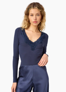 Rooney Rib Knit Top | Harbor