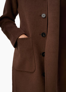 Winifred Wool Cashmere Coat | Sable