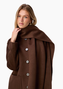 Winifred Wool Cashmere Coat | Sable