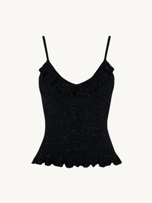 Michaela Camisole | Black Sequin