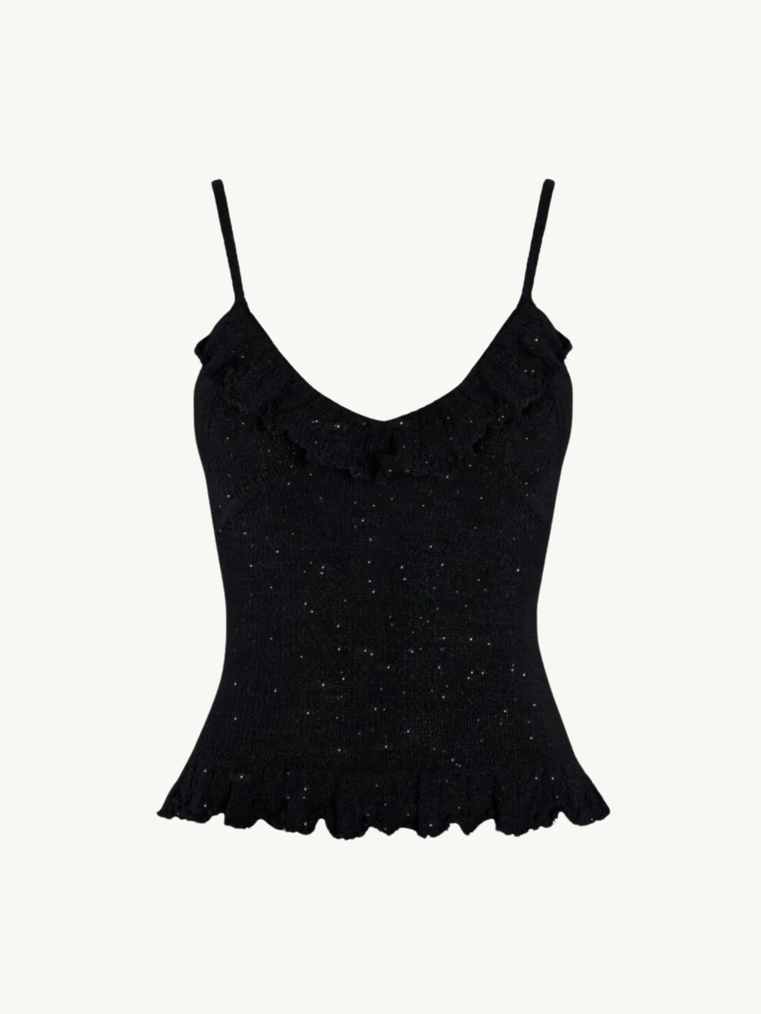 Michaela Camisole | Black Sequin