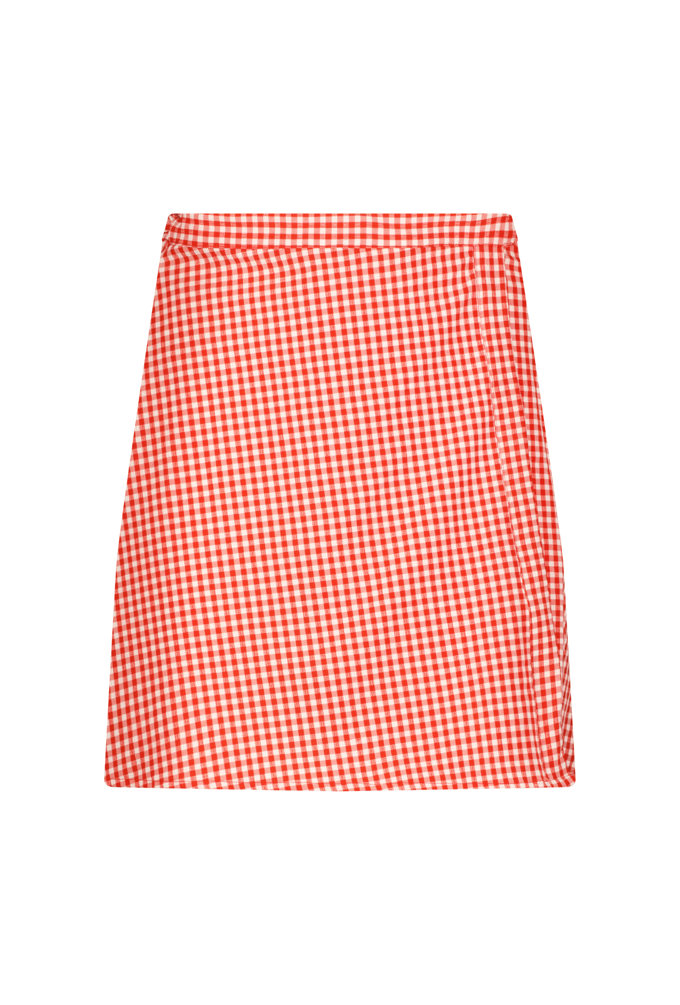 The Wrap Skirt | Red Gingham