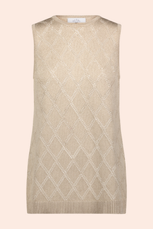 Pointelle Knit Tunic | Sand