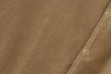 Unisex | Organic Corduroy Jacket | Beige - Natural Orange Plant Dye