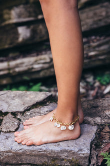 Devora Anklet | Pearl