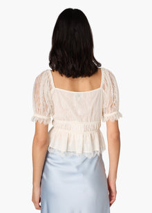 Henrietta Lace Top | Ceramic