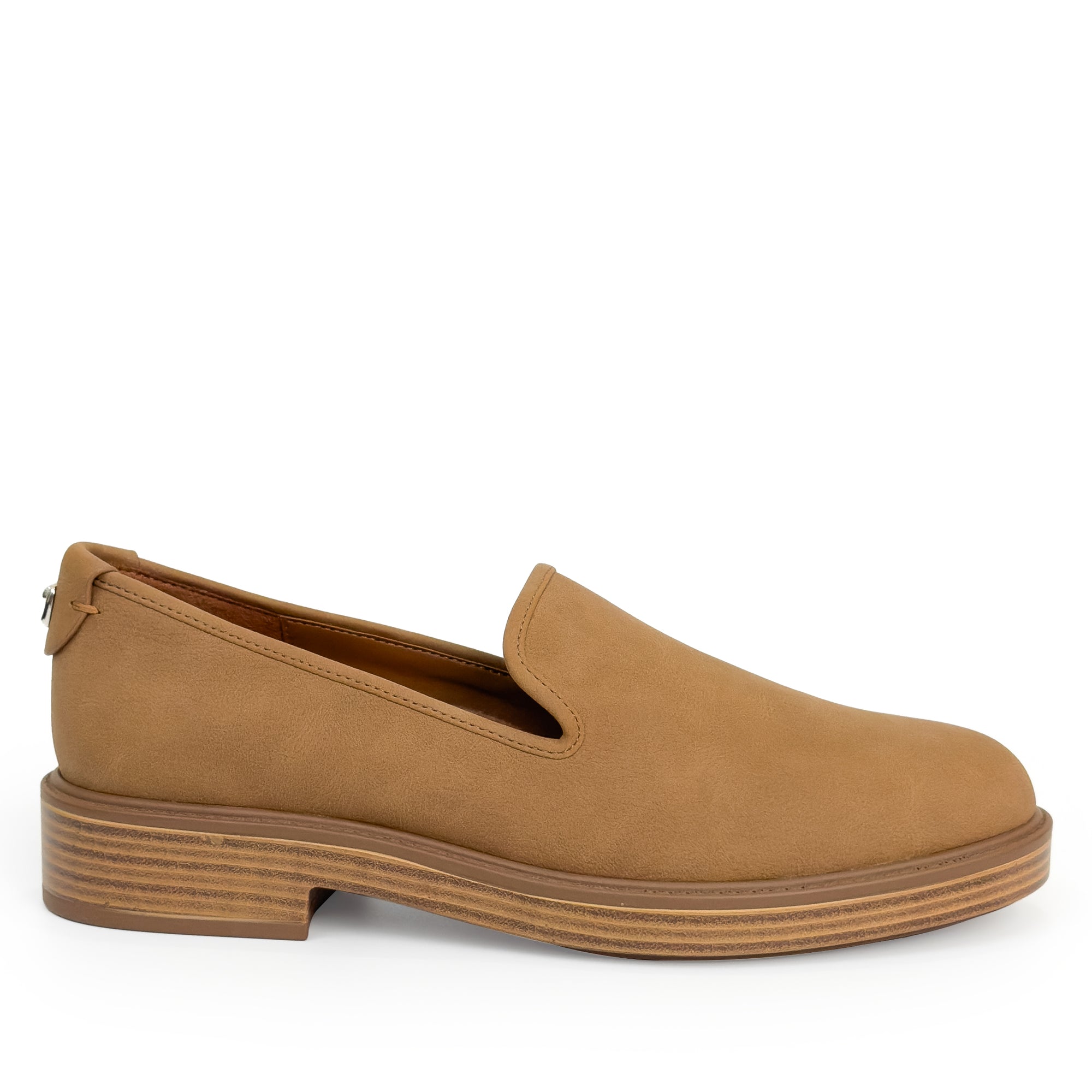 Poisy | Tan Faux Tumbled Nubuck