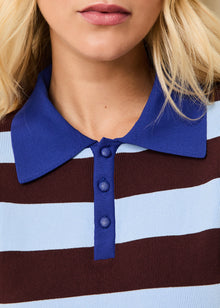 Debra Top Twilight / Raisin Brown - Solid & Striped