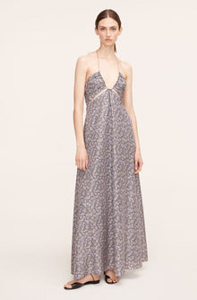 Violet Fleur Silk Halter Dress | Violet Fleur Morning Glory Combo