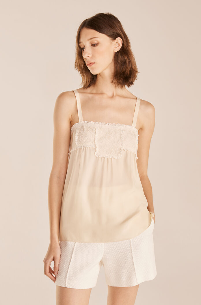 Lace Patch Camisole | Tapioca