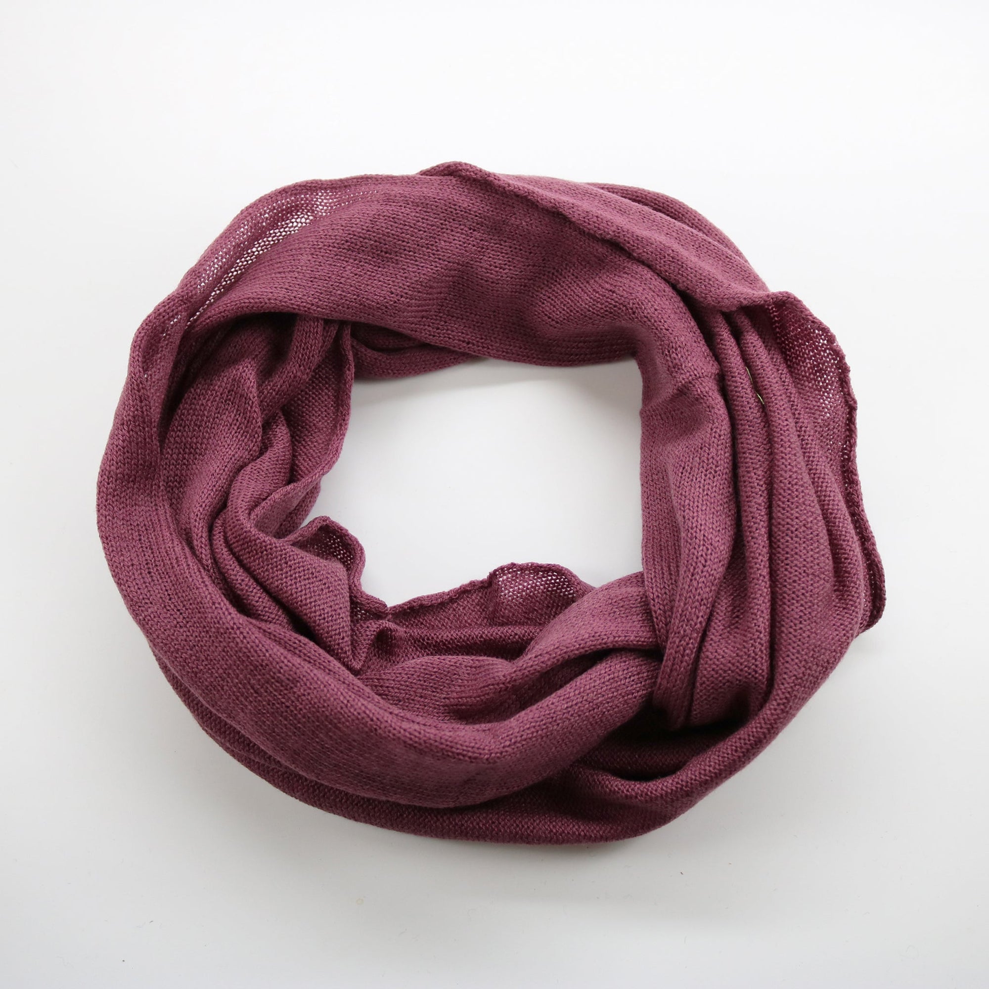 Merino Loop Scarf | Damson