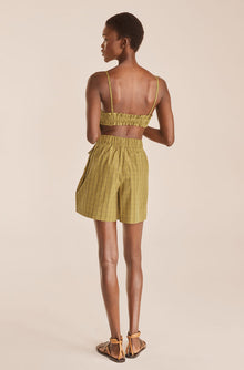 Plaid Skort | Mini Plaid Olive Combo