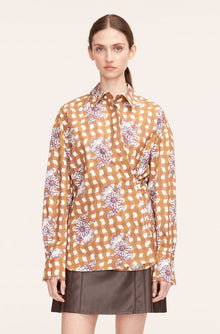 Gingham Daisy Button Down | Gingham Daisey Toffee Combo