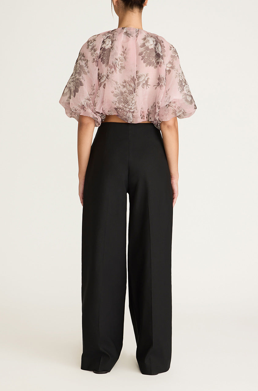 High Waist Trouser | Black