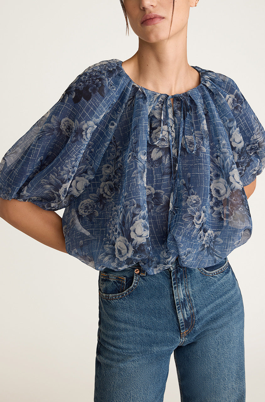 Emblem Fleur Bubble Top | Dusk Combo