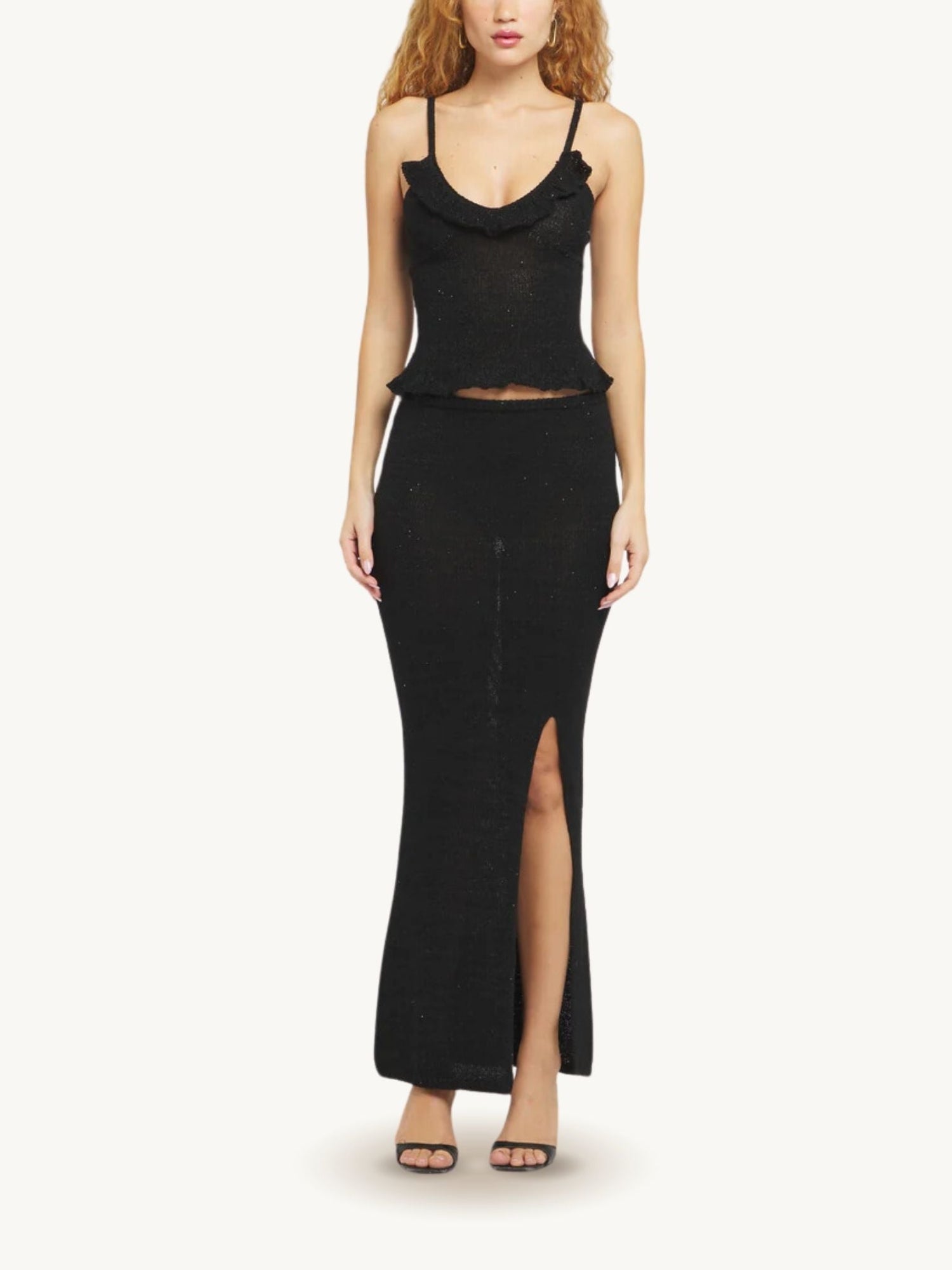 Michaela Camisole | Black Sequin