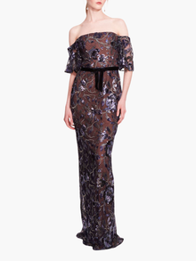 Climbing Vines Gown | Crystal Ocean