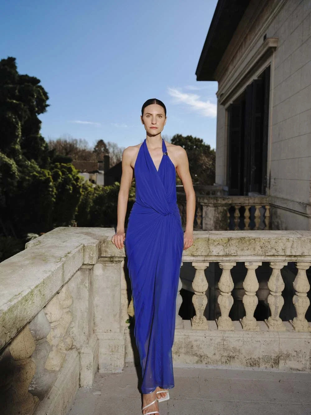Liz Maxi Dress | Starry Blue