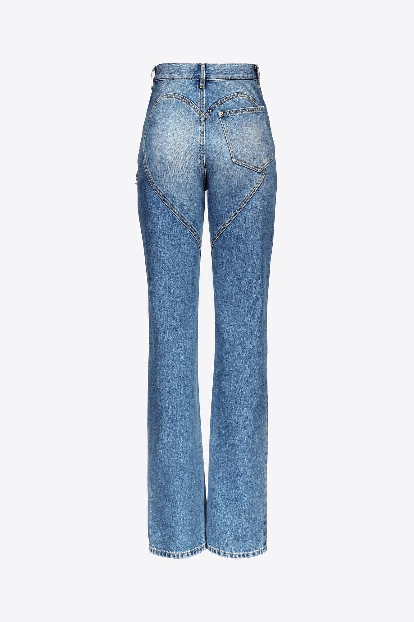 Distressed Crystal Jean | Light Indigo